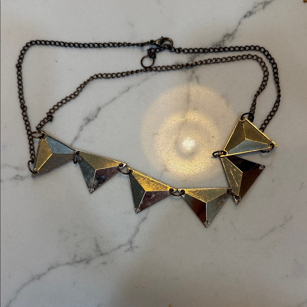 Women’s triangle necklace